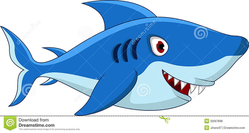 Shark cartoon for you design - Clipart, Cute Cartoon Shark HD wallpaper