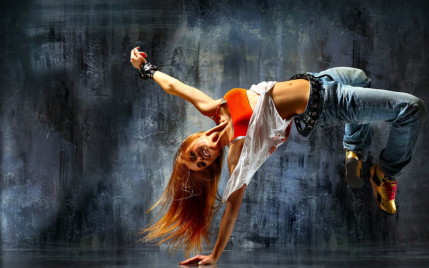 Breakdance Girl HD wallpaper