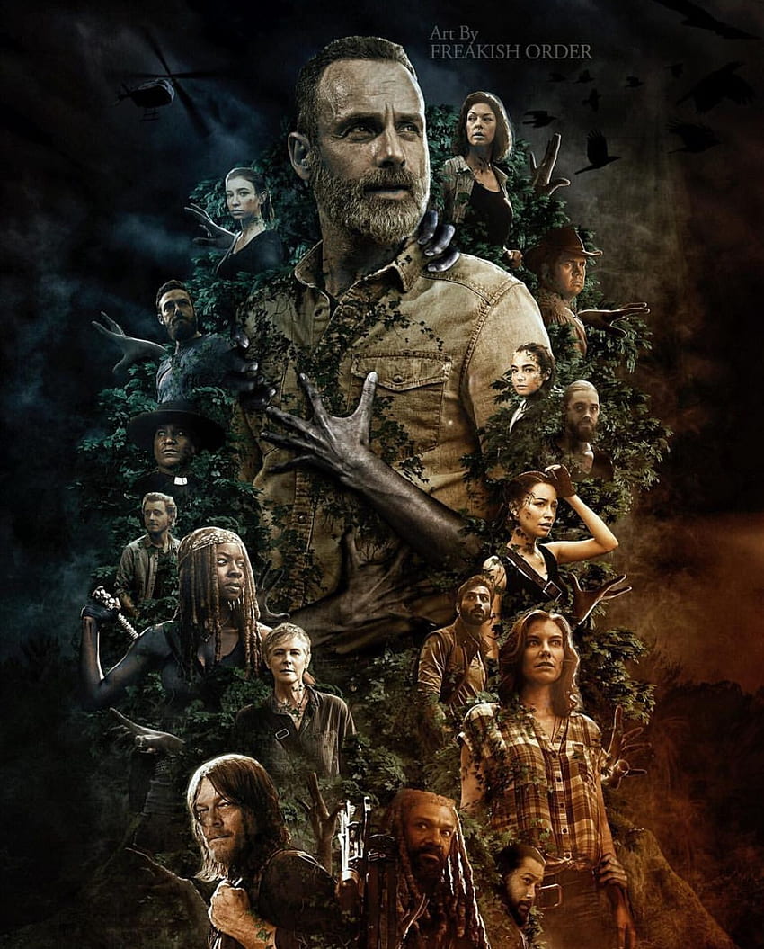 The Walking Dead Пристрастен към Walking Dead. Плакатът на Живите мъртви, изкуството на Живите мъртви, шоуто на Живите мъртви HD тапет за телефон