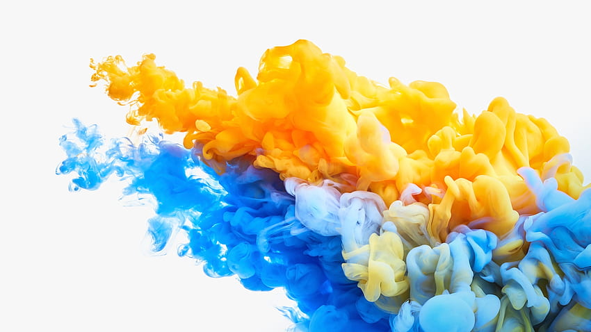Colorful Smoke, white background, smoke, colorful, abstract HD wallpaper