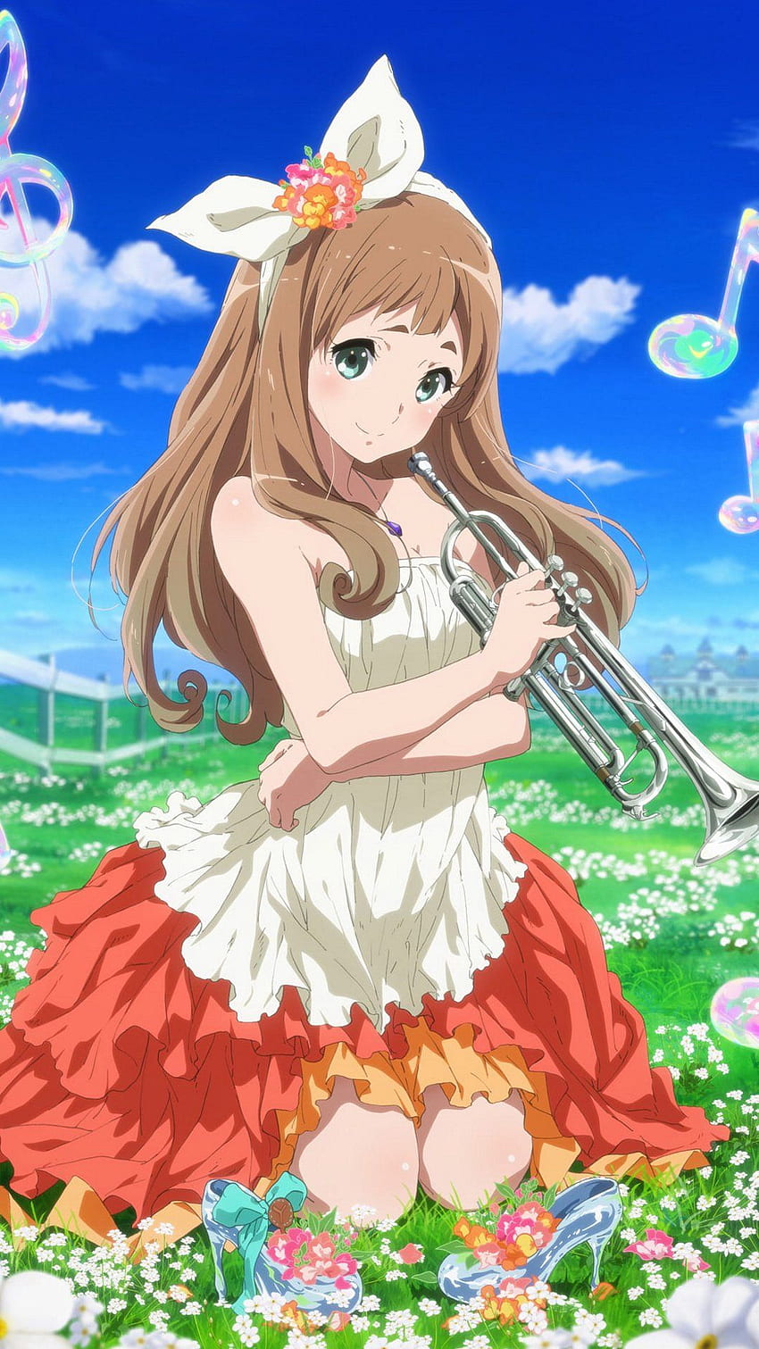 Hibike Euphonium Yuko Yoshikawa.HTC One, Anime Trumpet HD phone wallpaper