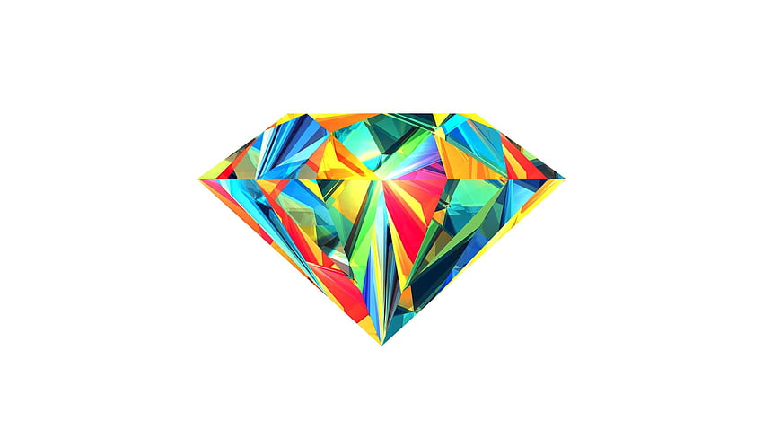abstract, Facets, Justin Maller, Diamonds / and Mobile Background HD wallpaper
