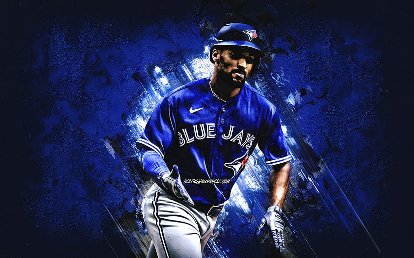 Marcus Semien, Toronto Blue Jays, Amerikan Beyzbol Oyuncusu, MLB, Mavi Taş Arka Plan, Beyzbol, ABD, Major League Baseball HD duvar kağıdı