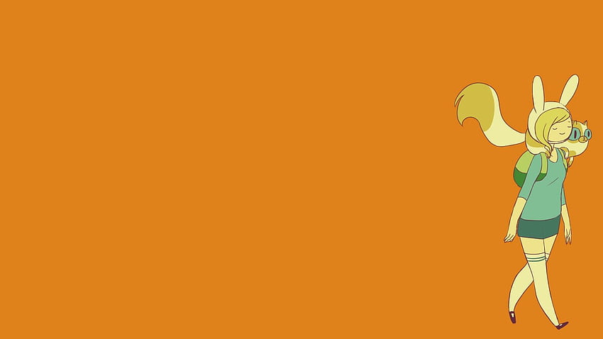 minimalism, Orange, Adventure Time / and Mobile &, Minimalist Adventure Time HD wallpaper