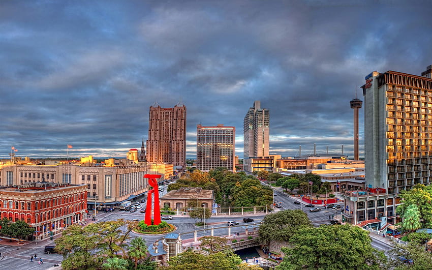 Städte, Gebäude, r, Denkmal, San Antonio, Texas HD-Hintergrundbild