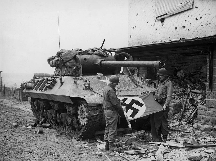 Wściekłość w realnym świecie: wojna pancerna podczas II wojny światowej, niemiecki czołg z II wojny światowej Tapeta HD