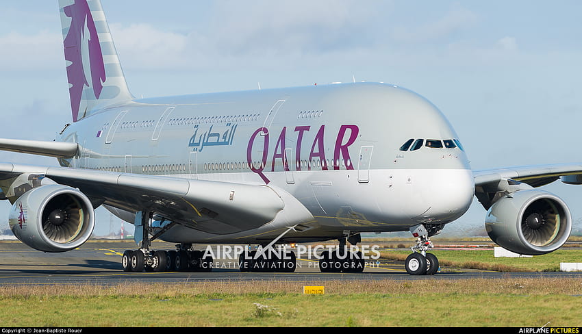Qatar Airways A7 Pesawat Apa Di Paris Qatar Airways A380 , Logo Qatar Airways Wallpaper HD
