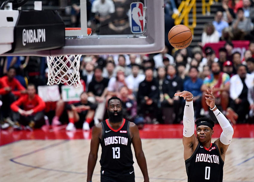 Houston Rockets Sebenarnya Tim NBA Yang Harus Dikalahkan Di 2019 20, Russell Westbrook Houston Rockets Wallpaper HD