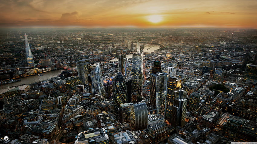 Aerial London : HD wallpaper