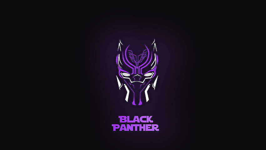 Black Panther Neon Superheroes , Neon , , Digital Art , D. Black Panther , Black Panther, Neon, Deadpool Neon HD wallpaper