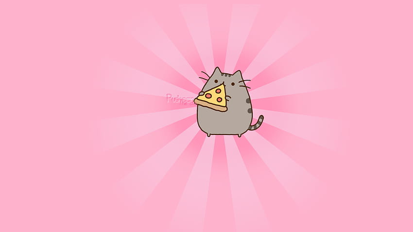 Pusheen Background. Pusheen, Pizza Cat HD wallpaper