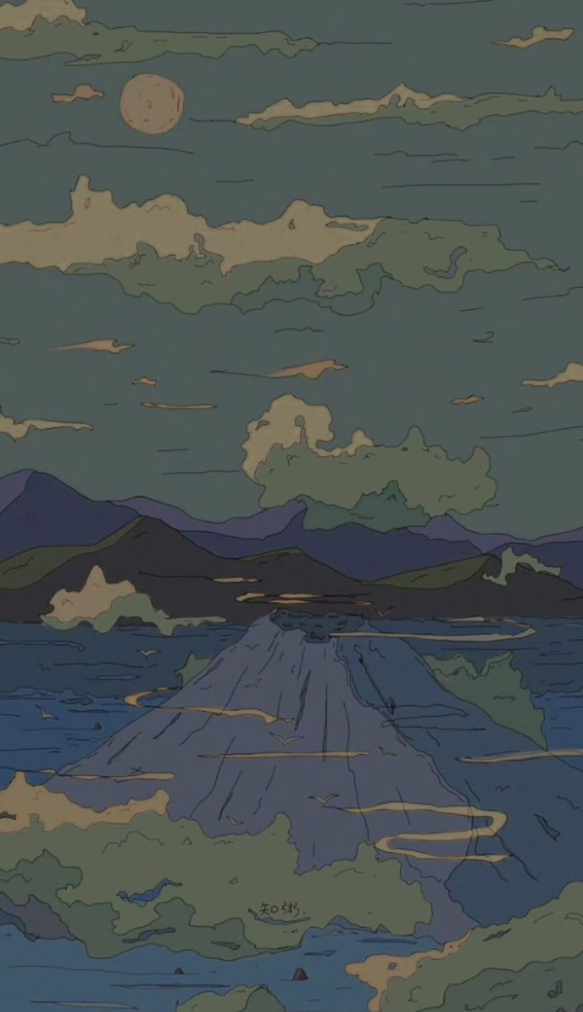 Dağ Estetiği, tokyo, anime HD telefon duvar kağıdı