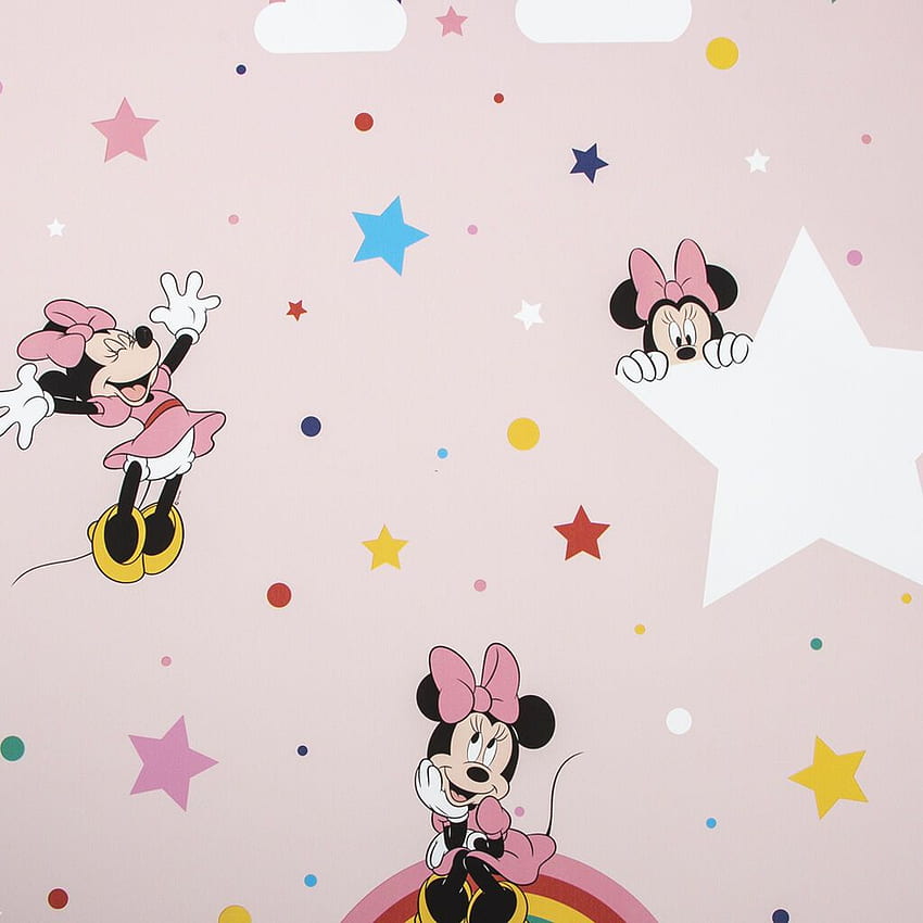 Rainbow Minnie . Minnie Mouse, Minnie Mouse Pink HD phone wallpaper
