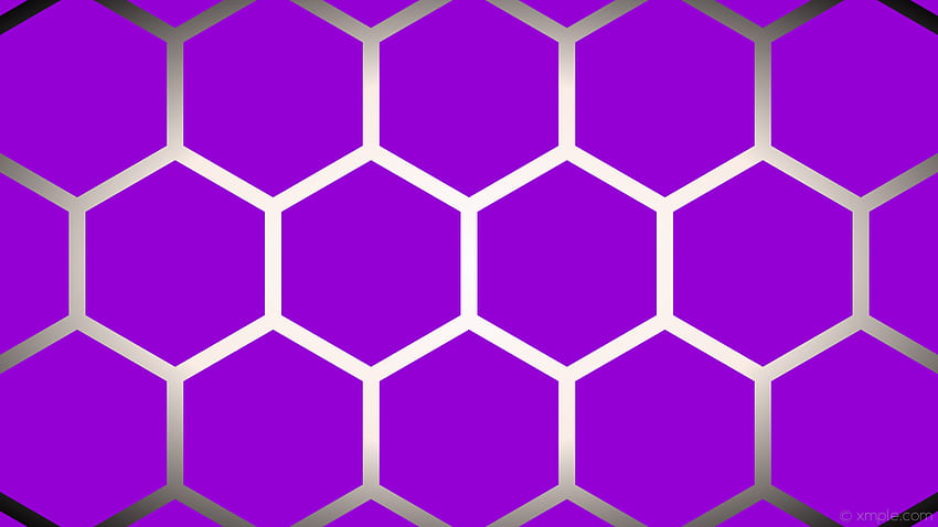 white glow hexagon gradient purple black dark violet linen HD wallpaper