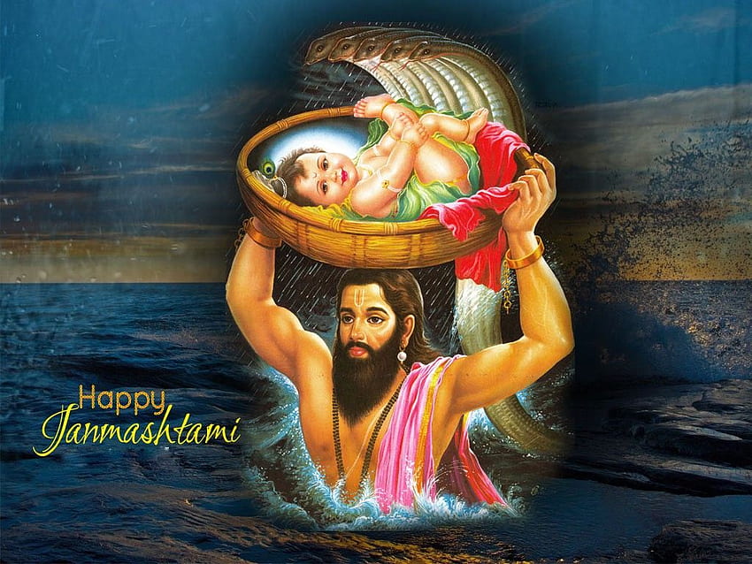 Krishna Janmashtami. Krishna , Dewa Krishna dan ISKCON Krishna, Dewa Krishna 3D Wallpaper HD