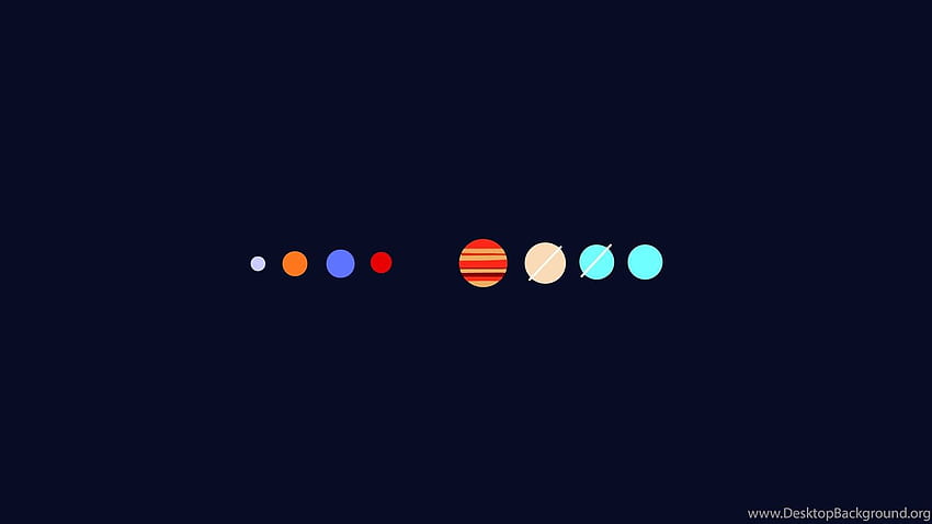 Minimalist Simple Minimal Planets, 1600 X 900 Simple HD wallpaper