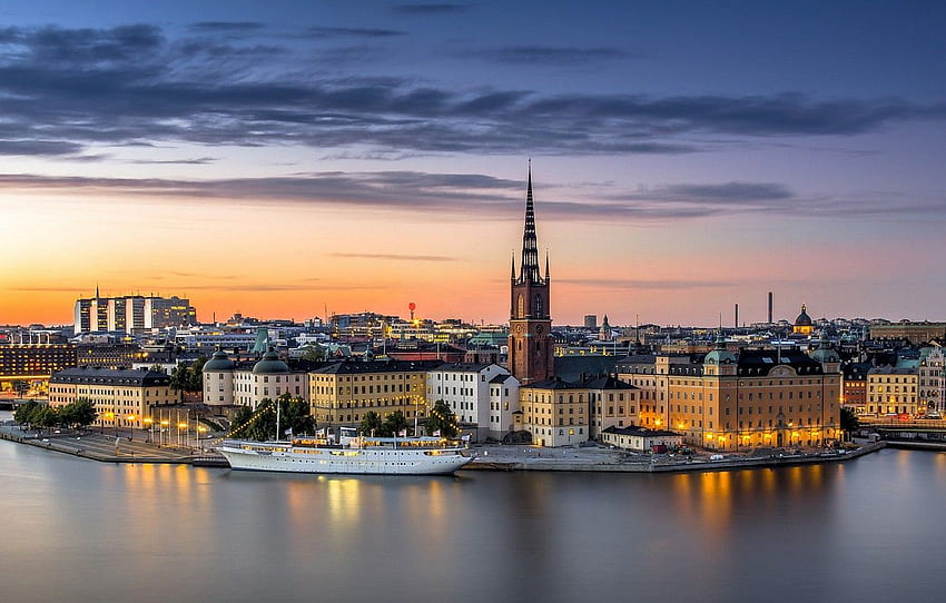 Stockholm, Schweden, Schweden, Altstadt, Stockholm für , Abschnitt город HD-Hintergrundbild