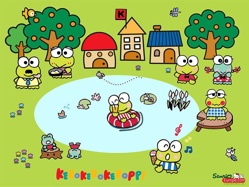 Keroppi Wallpaper  My Hello Kitty Cafe Wiki  Fandom