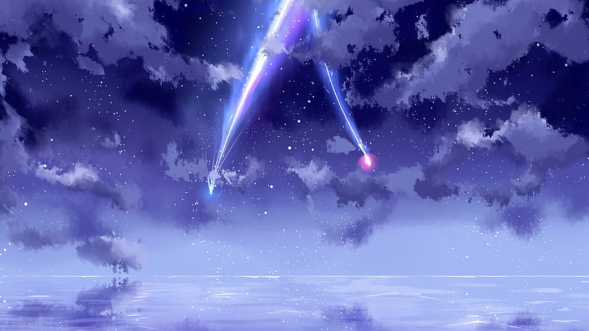 Your Name, beautiful sky, meteor, anime U HD wallpaper | Pxfuel