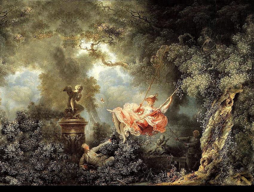 The Swing () By Jean Honoré Fragonard, History Collage HD wallpaper