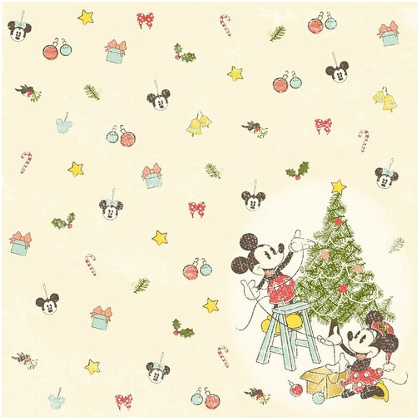 Vintages Disney-Weihnachts-iPhone HD-Handy-Hintergrundbild