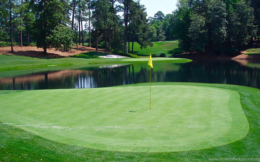 Il campo da golf nazionale di Augusta, campo da golf Sfondo HD