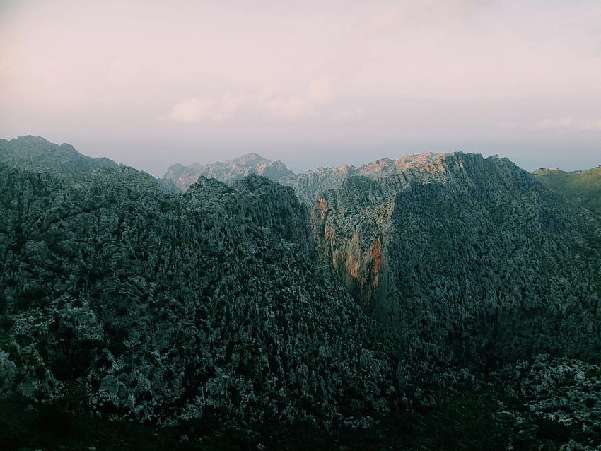 자연, 돌, 산, 꼭지점, 상단 HD 월페이퍼