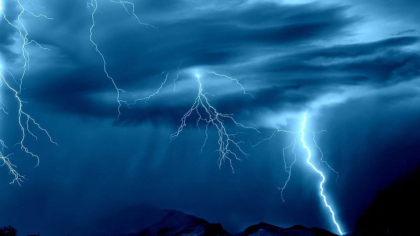 Nature: Lightning Storm Mountains Rain Gallery for 16:9 High HD wallpaper |  Pxfuel