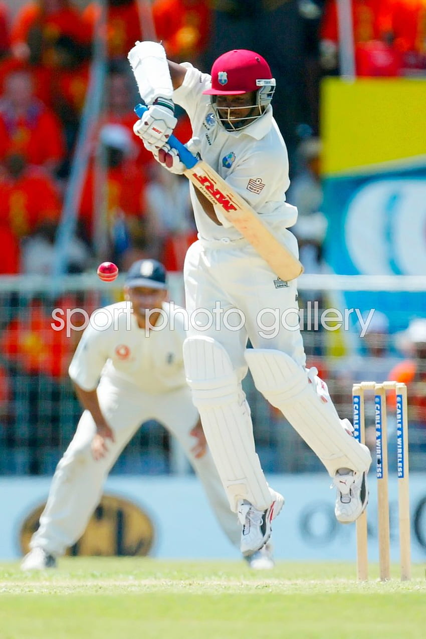 Impression des matchs test. Affiches de cricket, Brian Lara Fond d'écran de téléphone HD