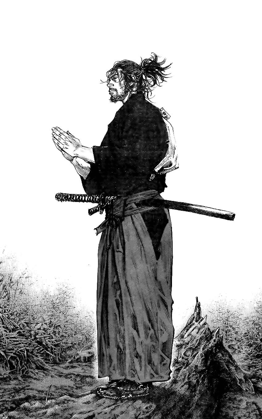 W - Anime Wyszukiwanie postów z haszem, Miyamoto Musashi Tapeta na telefon HD