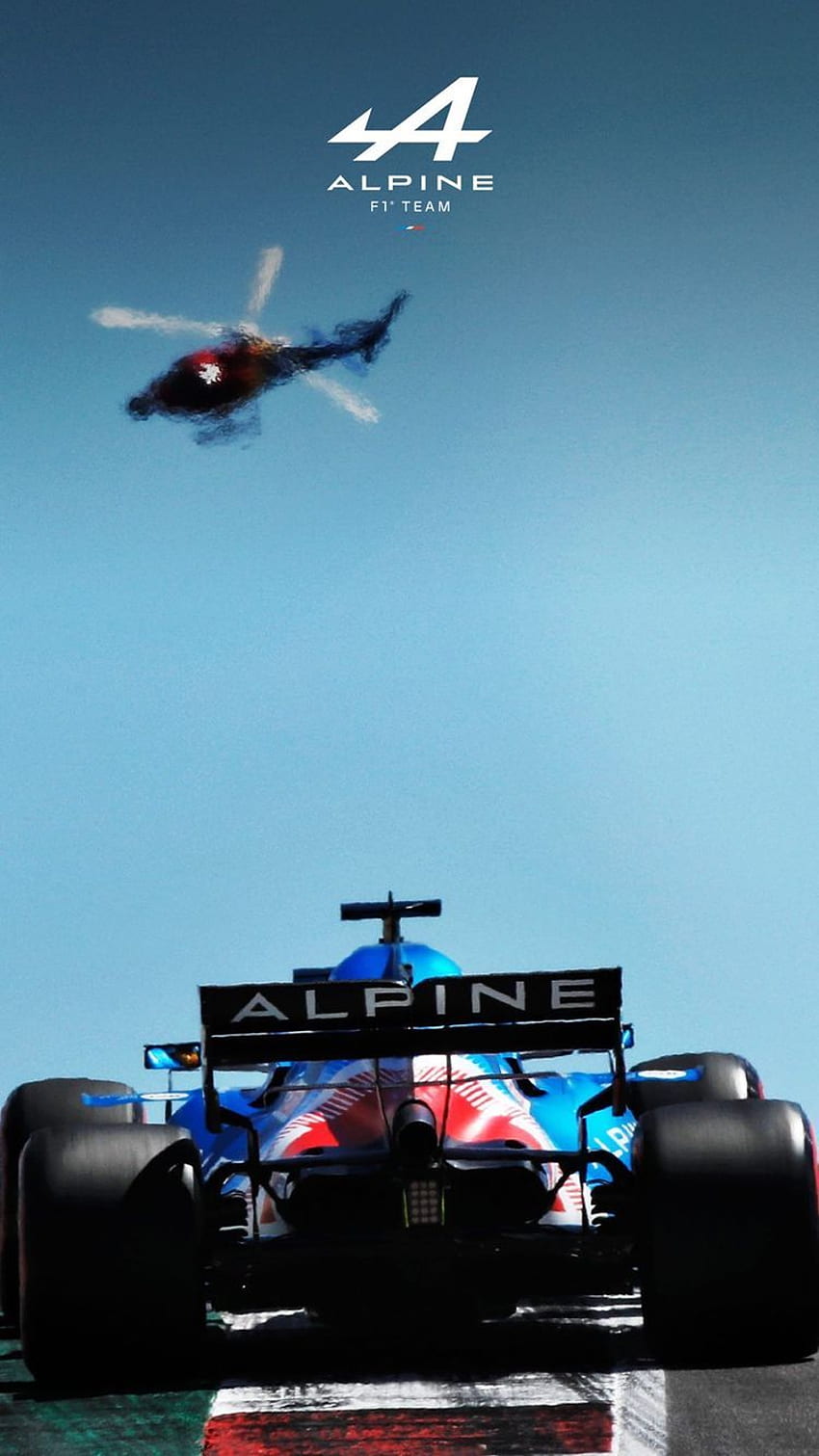 Alpine F1 team phone HD phone wallpaper