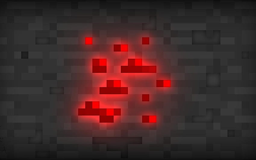 Minecraft Stone, Minecraft Red HD wallpaper