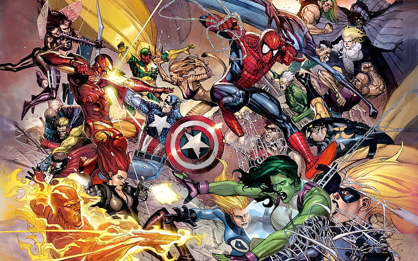comic book 38, Avengers Comic Book HD wallpaper