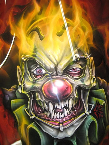 Skull Clown by Megan Hoogland TattooNOW