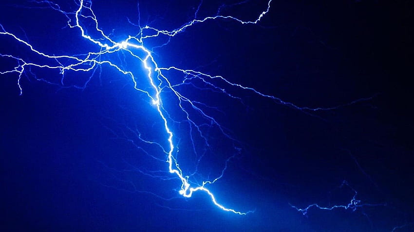 Blue Thunder, Thunder and Lightning HD wallpaper