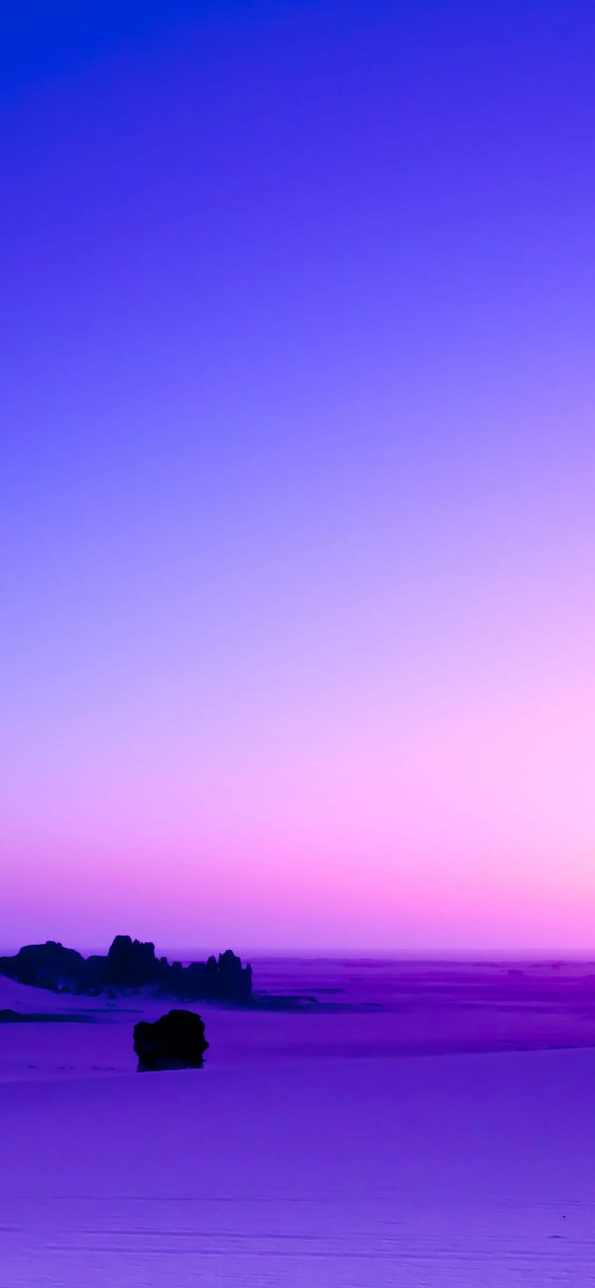 Blue And Purple Sunset HD phone wallpaper