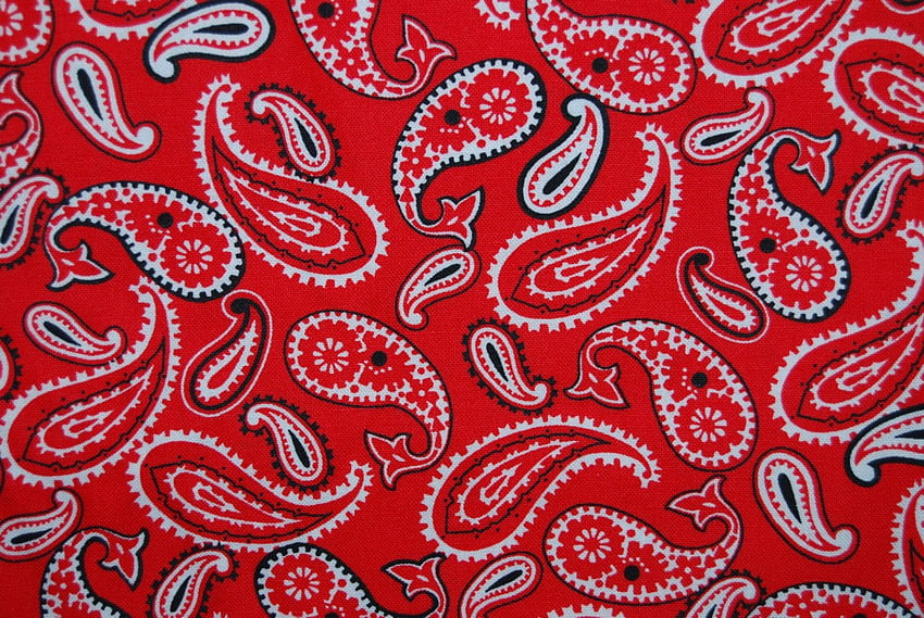 Red Bandana Red Bandanna Texture By Walls - Red Bandana Pattern - - HD wallpaper