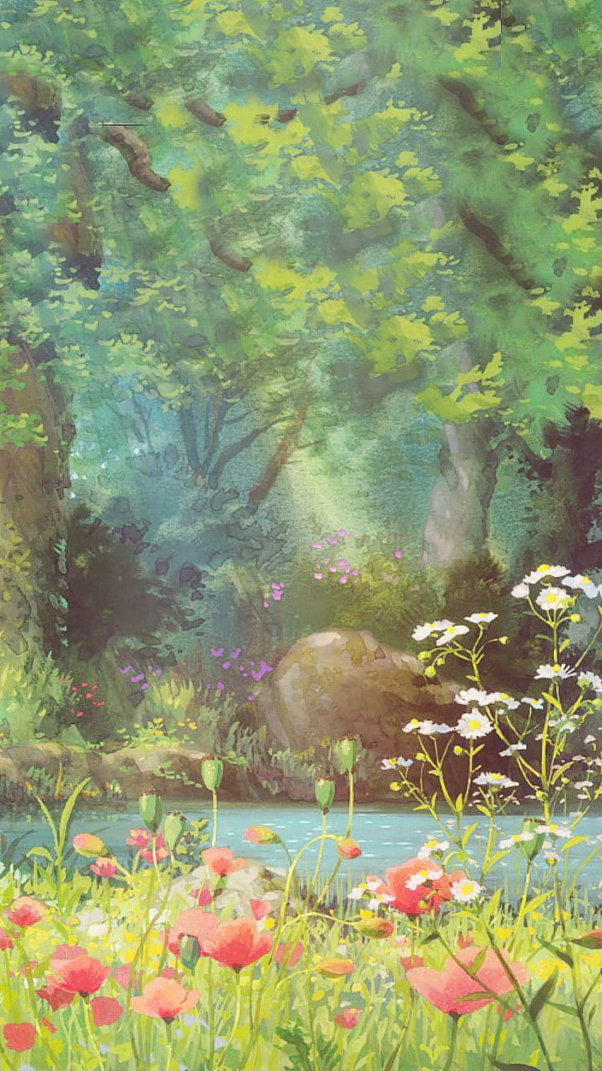 studio ghibli. Iடடபஜரசகரiஇறஜ, Studio Ghibli Nature HD phone wallpaper