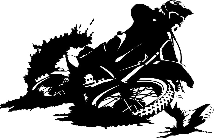 Dirtbike モトクロス モトバイク エクストリーム バイク ダート (1) 着、モトクロス シルエット 高画質の壁紙