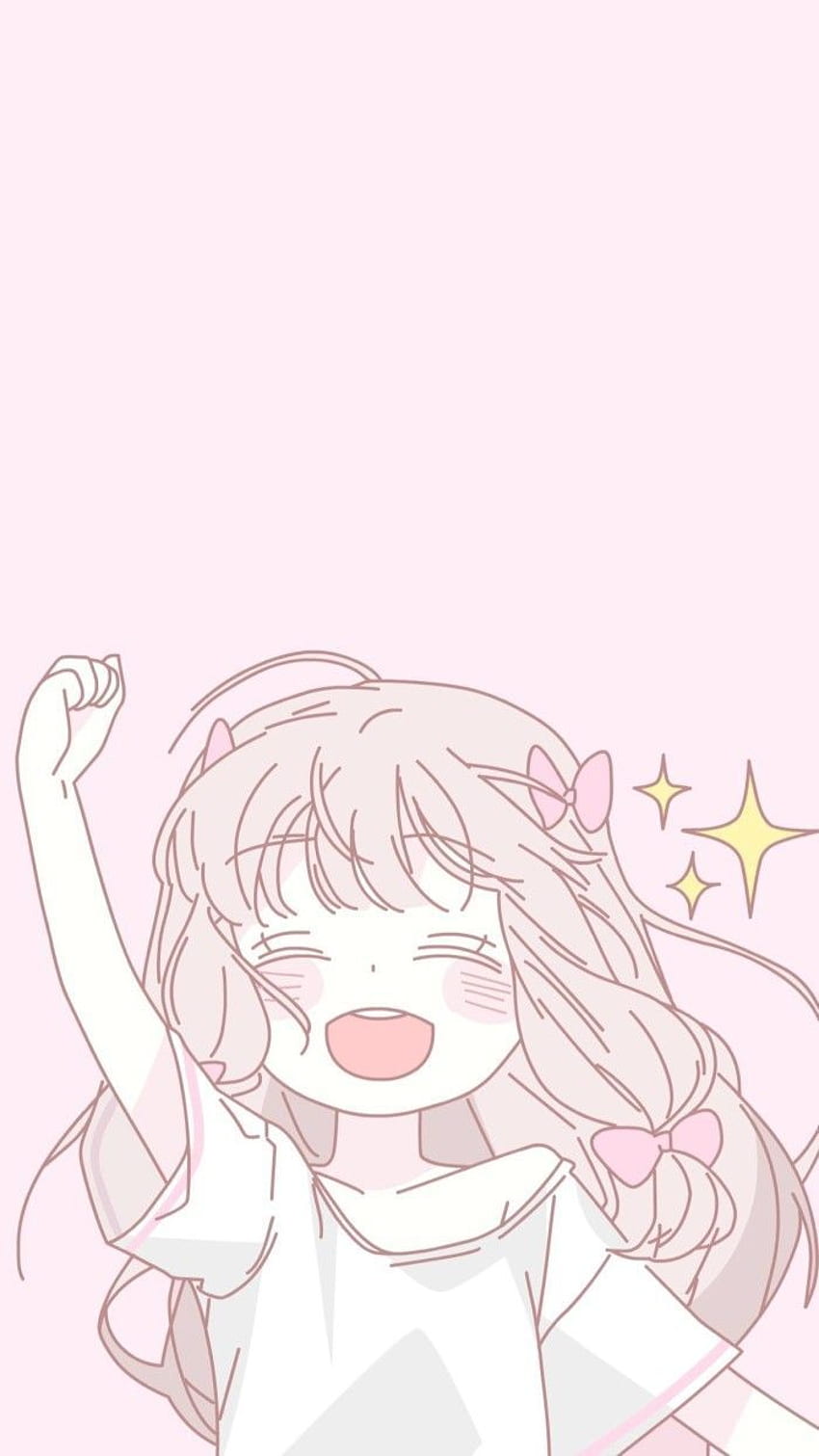 Cute pink anime girl HD wallpapers | Pxfuel