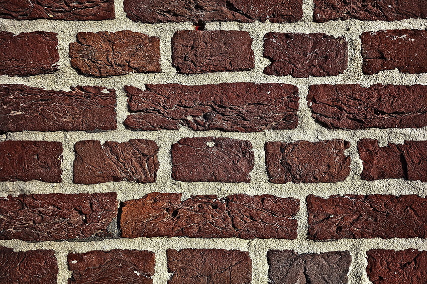 Textura, marrom, parede de tijolos, padrão papel de parede HD