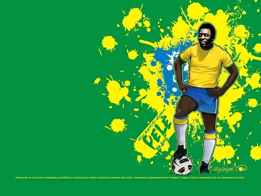 Pelé - , Antecedentes de Pelé no Bastão, Pelé Brasil papel de parede HD