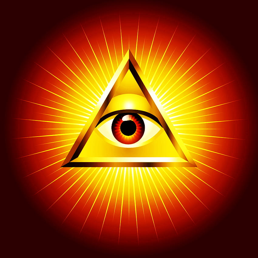 illuminati l'occhio - vettore della piramide dell'occhio degli illuminati, Migliori Illuminati Sfondo del telefono HD