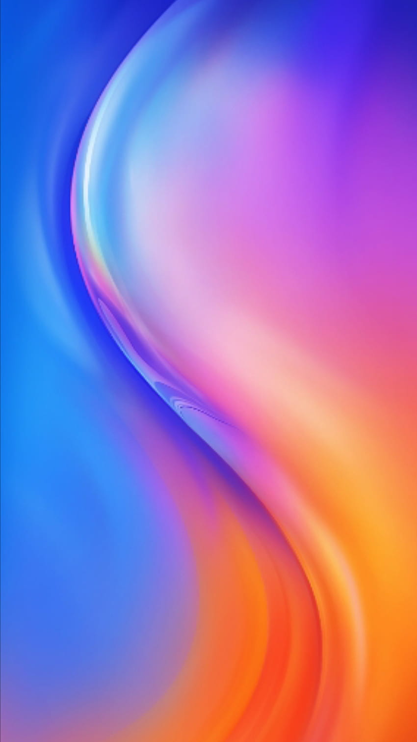 Curves, electric blue, magenta, curvy, , colors HD phone wallpaper