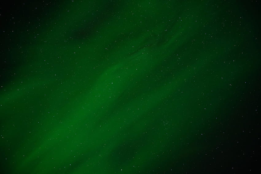 Zorza polarna, Aurora, zielone niebo, noc, przyroda Tapeta HD