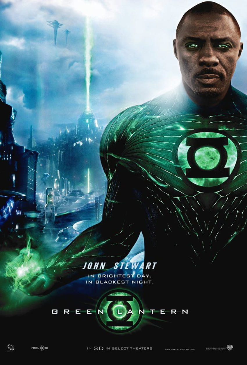 Idris Elba as John Stewart, John Stewart Green Lantern HD phone wallpaper