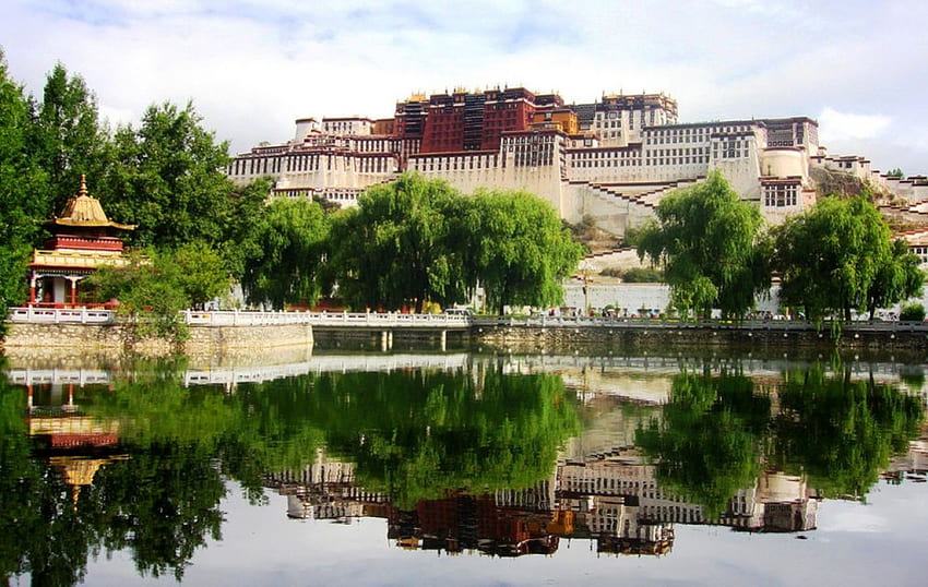 Potala Palace 03, temple, potala, tibet, castle, lhasa, china, potala place HD wallpaper