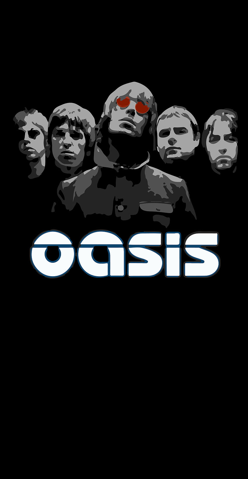Тематичен оазис, на който се насладих :). Плакати на рок банди, Band, Oasis band, Cool Oasis HD тапет за телефон