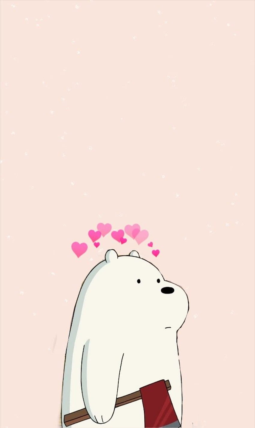 we bare bears, ice bear ♡. Lukisan disney, Beruang kutub, Boneka hewan, Polar Bear Cartoon HD phone wallpaper