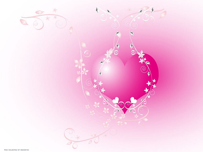 ST VALENTINE, valentine, pink, heart, st HD wallpaper